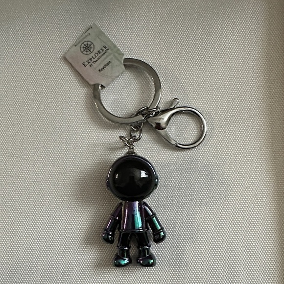 The Unbranded Brand Accessories - Keychain/Bag Charm Explore Iridescent Astronaut.